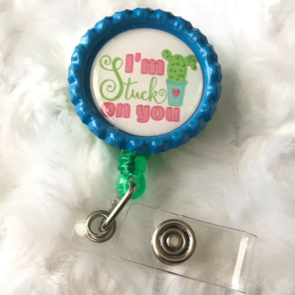 IM STUCK ON YOU ID BADGE REEL 🌵